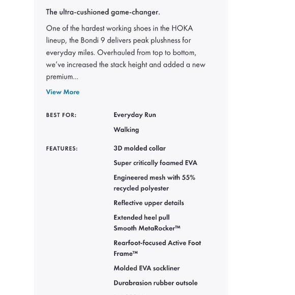 Hoka Bondi 9 Sneakers Men’s Size 9 Extra Wide Black White - Picture 12 of 12